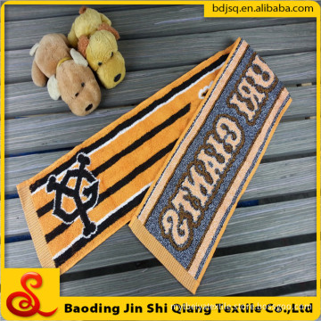 wholesale Hot Selling!!!2015 New Style custom design yarn dyed cotton Sports Towel